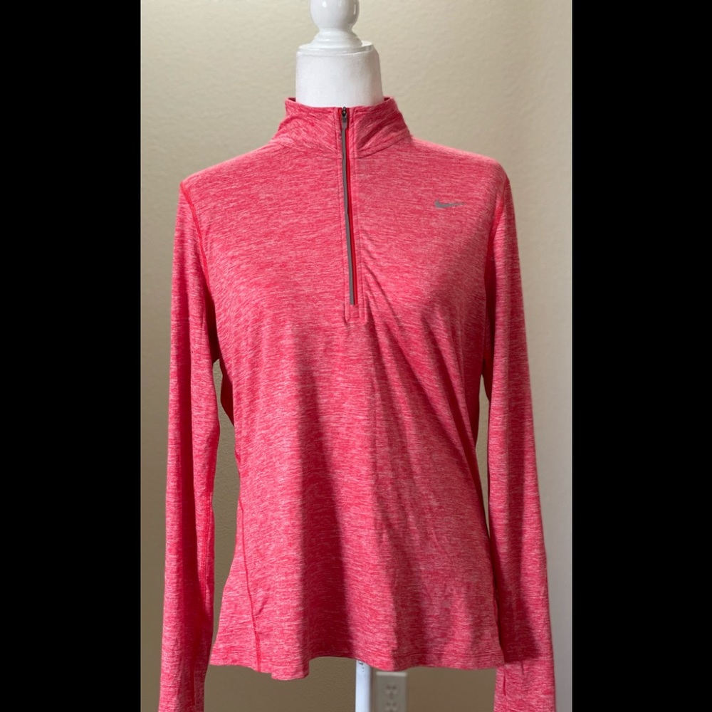 Woman’s Nike Running 1/4 Zip Pullover Sz L.  Great condition!!